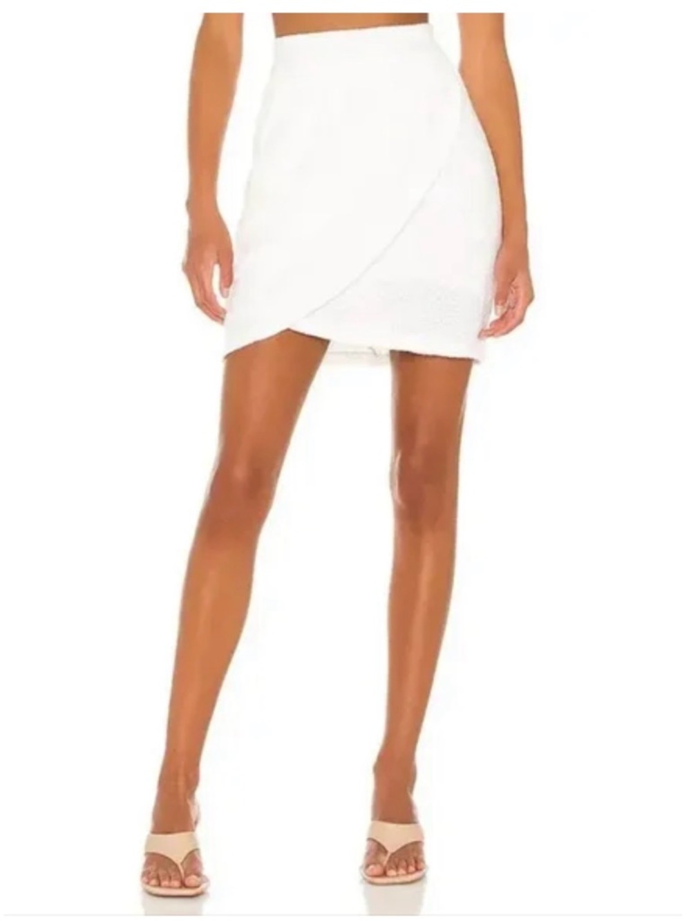 Amanda Uprichard Voila Skirt Ivory Size Medium NWT